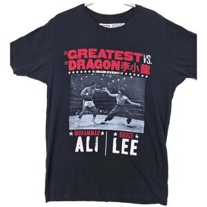 Vintage Roots Of Fight RO Muhammad Ali Bruce Lee Shirt XL Greates Vs Dragon